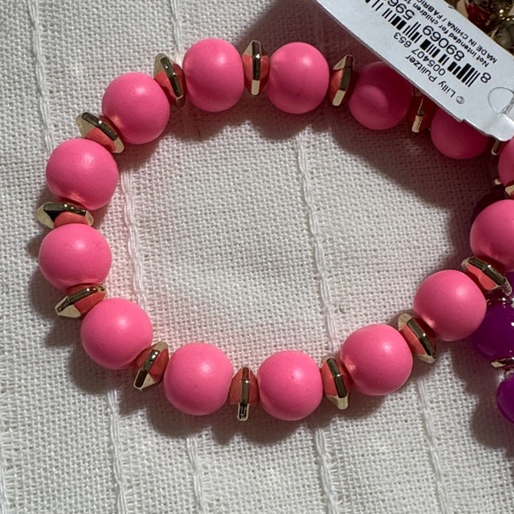 Lilly Pulitzer Pink and Purple Bracelet Set - Picture 5 of 6
